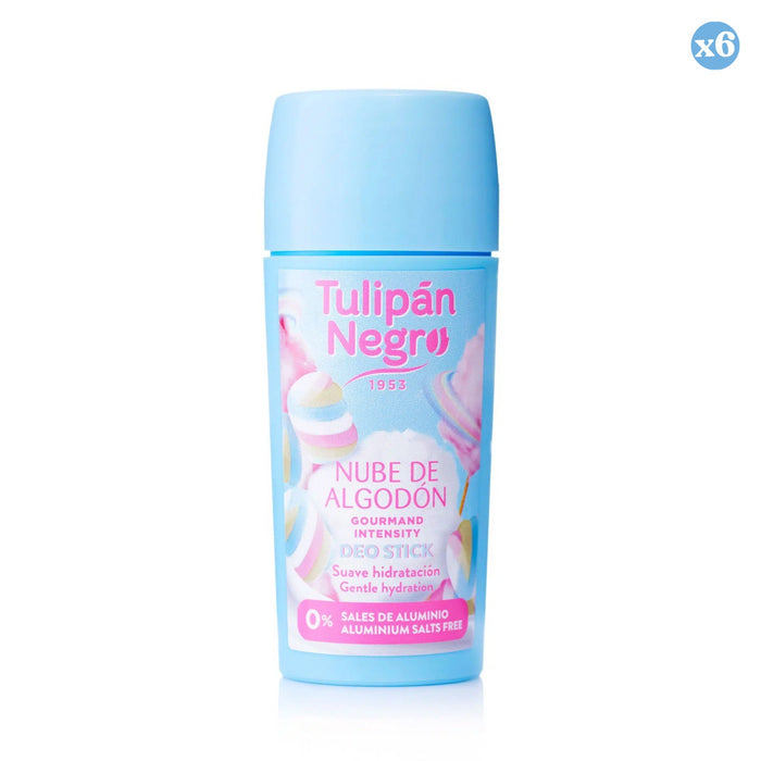 Confezione da 6 - Deodorante in stick all'essenza di cotone - Tulipan Negro - 1