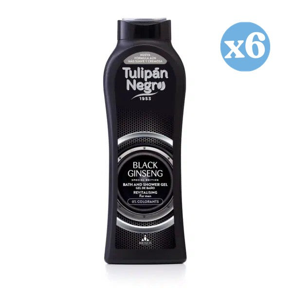 Confezione 6x - Gel di lusso nero con ginseng - Tulipan Negro - 1