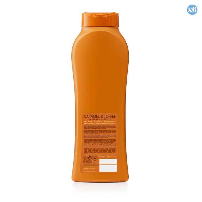 Confezione 6x - Gel doccia crema al caramello toffee - Tulipan Negro - 2