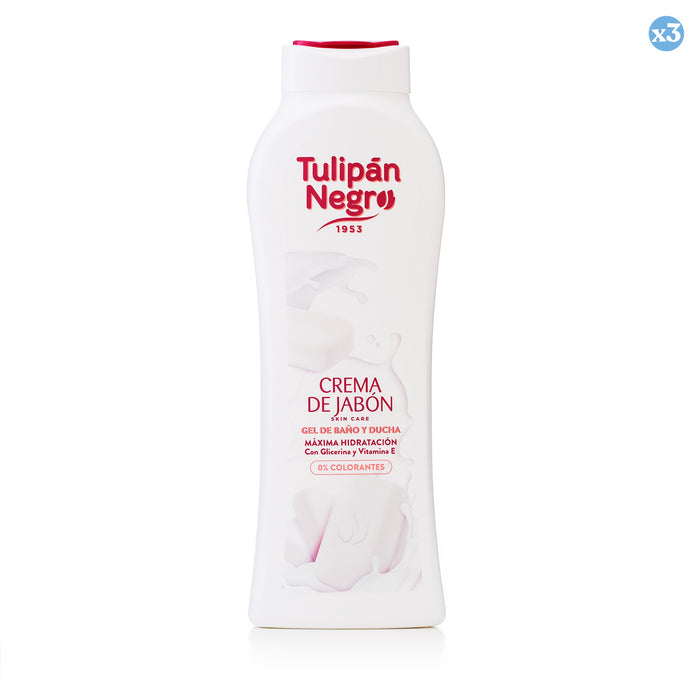 Confezione 3x - Gel doccia crema sapone - Tulipan Negro - 1