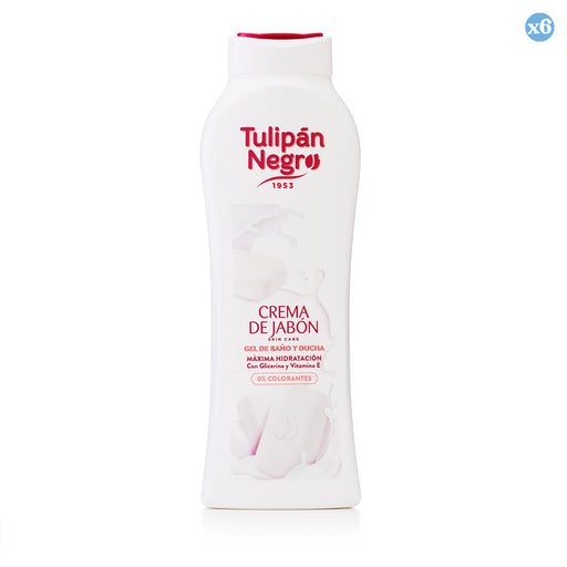 Pacco da 6 - Gel doccia crema sapone - Tulipan Negro - 1