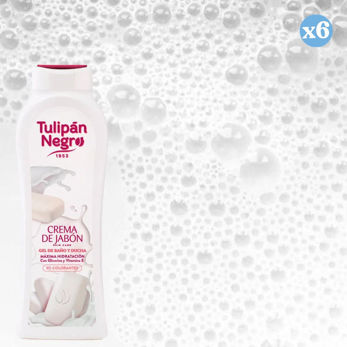 Pacco da 6 - Gel doccia crema sapone - Tulipan Negro - 2