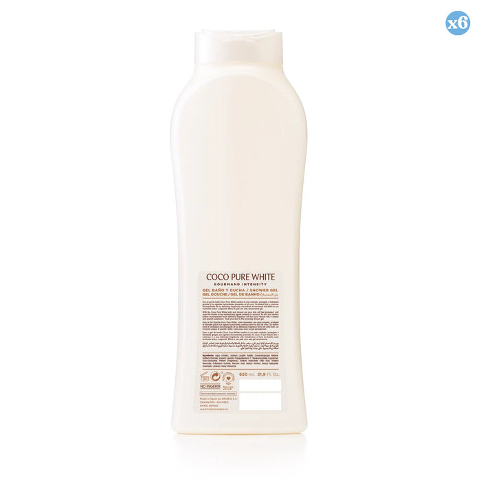 Confezione 6x - Gel cocco pure white - Tulipan Negro - 1