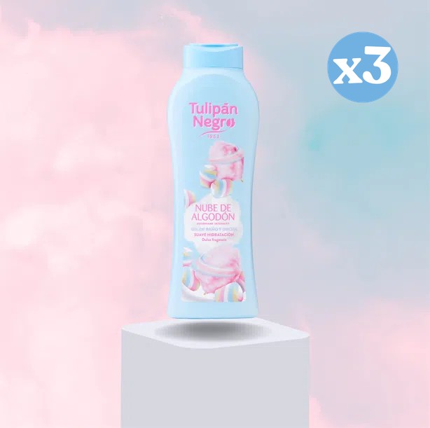 Pacco 3x - Gel nuvola di cotone - Tulipan Negro - 3
