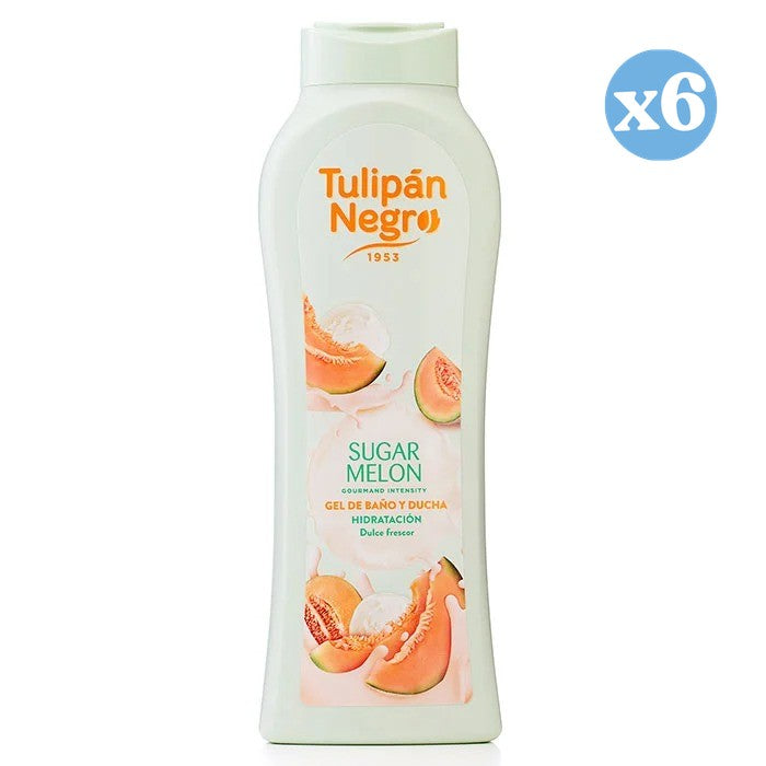 Confezione 6x - Gel doccia melone zuccherino - Tulipan Negro - 1