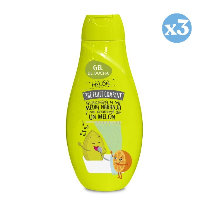 Confezione 3x - Gel Doccia Melone - The Fruit Company - 1
