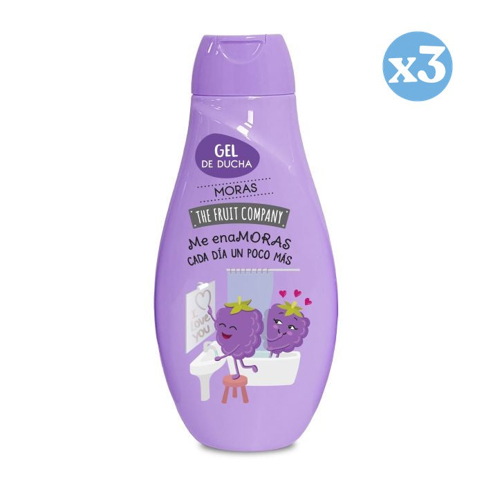 Confezione da 3 - Gel Doccia alle More - The Fruit Company - 1