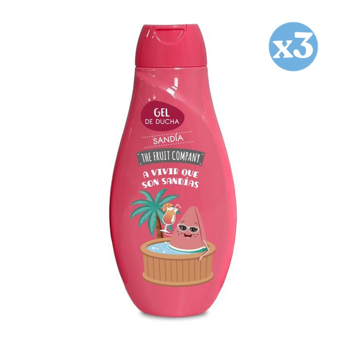 Pacco 3x - Gel Doccia all'Anguria - The Fruit Company - 1