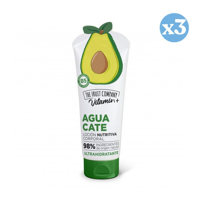 Confezione 3x - Lozione Corpo Ultrahidratante all'Avocado - The Fruit Company - 1