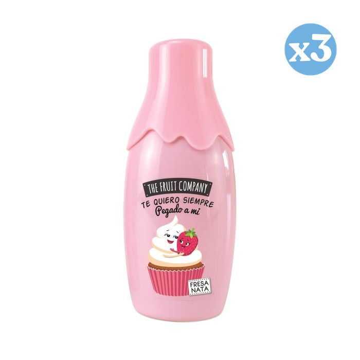 Confezione 3x - Profumo alla fragola e panna - The Fruit Company - 1