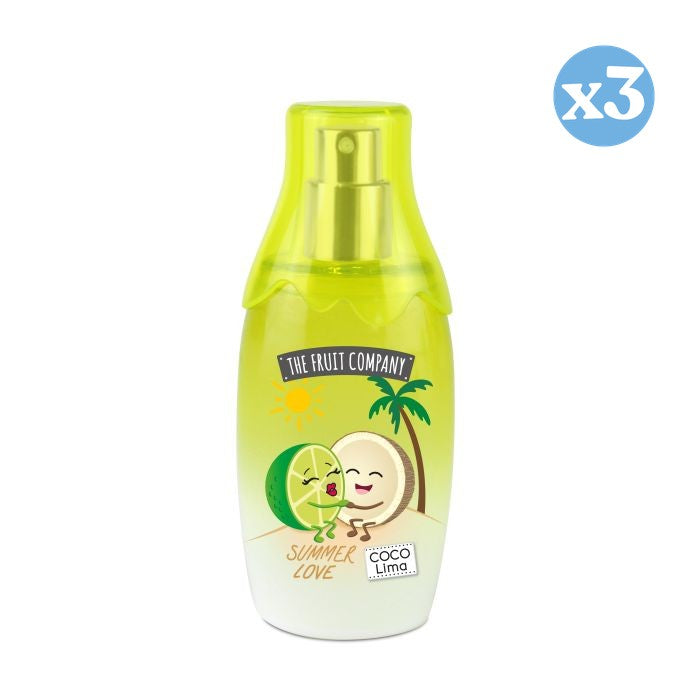 Confezione 3x - Eau de Toilette Cocco e Lime - 40ml - The Fruit Company - Essenza Rinfrescante - The Fruit Company - 1