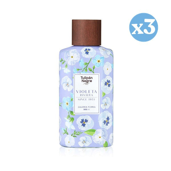 Confezione 3x - Colonia Floreale Violette: 500 ML - Tulipan Negro - 1
