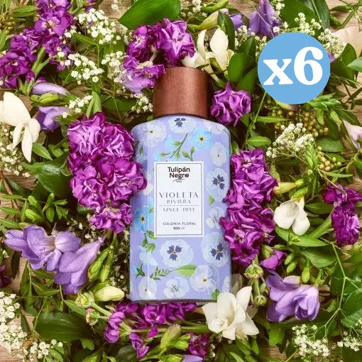 Pack 6x - Profumo Floreale Violette: 500 ML - Tulipan Negro - 2