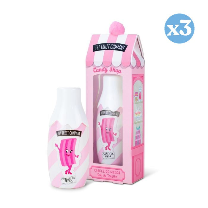Confezione 3x - Edizione Candy Colonia Fragola Chewing-gum - The Fruit Company - 1