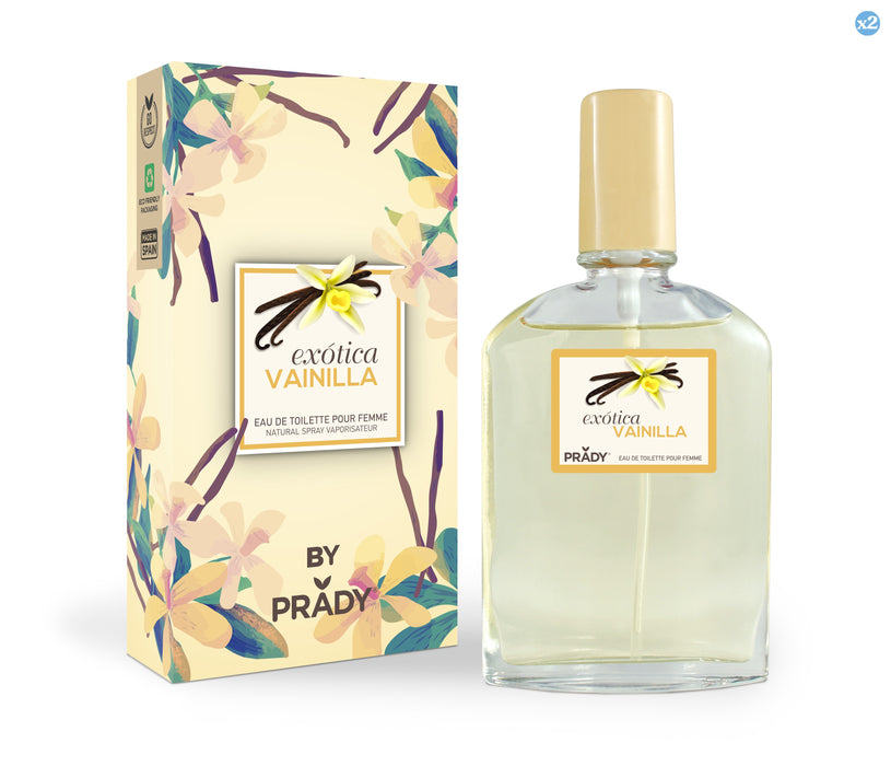 Confezione 2x - Eau de Toilette Vaniglia Esotica - 90ml - Prady - Prady - 1