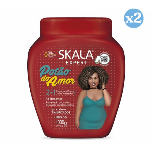 Pack 2x - CREMA BALSAMICA POTÃO DO AMOR 1000ML - Skala - 1