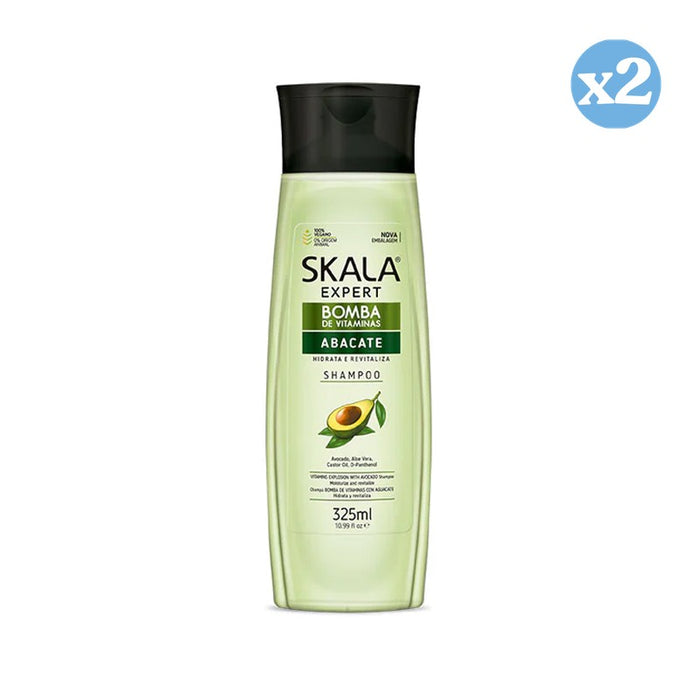 Pacchetto 2x - Shampoo Bomba Vitamine Avocado 325ml - Skala - 1