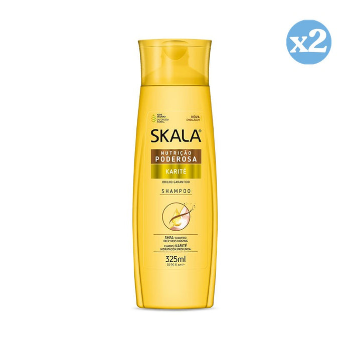 Confezione 2x - Shampoo Karitè 325ml - Skala - 1
