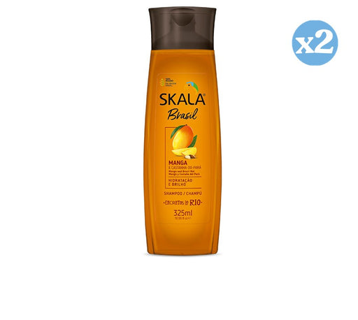 Confezione 2x - Shampoo alla Manga e Castagna del Pará 325ml - Skala - 1