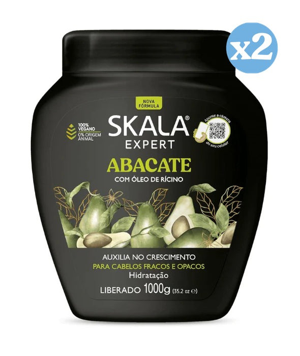 Pacco 2x - Crema Condizionante Bomba Vitamine Avocado 1000ml - Skala - 3
