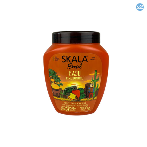 Pacco 2x - Crema Condizionante Caju E Murumuru 1000Ml - Skala - 2