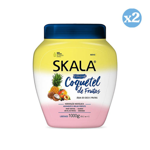 Confezione 2x - Crema Condizionante Cocktail Frutta 1000ml - Skala - 1