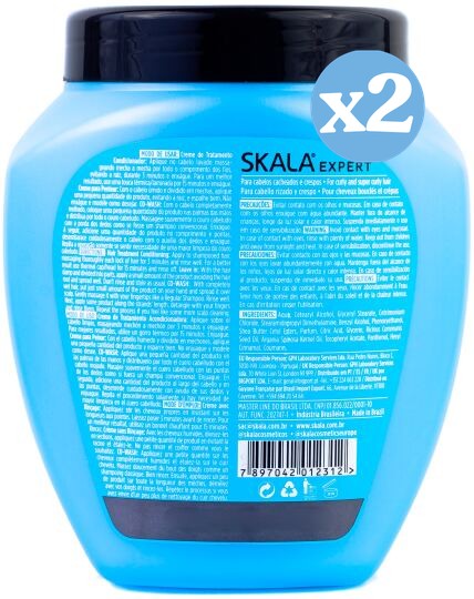 Confezione 2x - Crema Condizionante per Ricci di Mais 1000 ml - Skala - 2