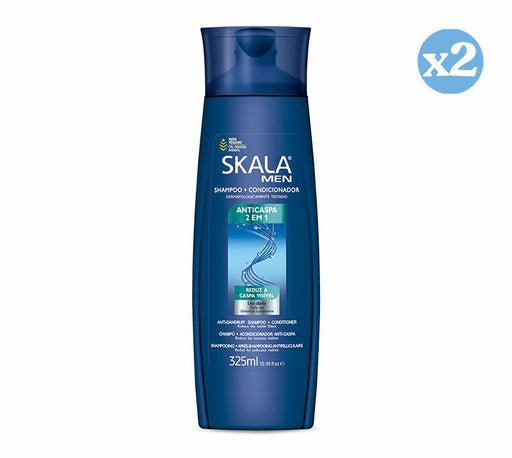 Pacco 2x - Shampoo + Balsamo Antiforfora Uomo 325ml - Skala - 1