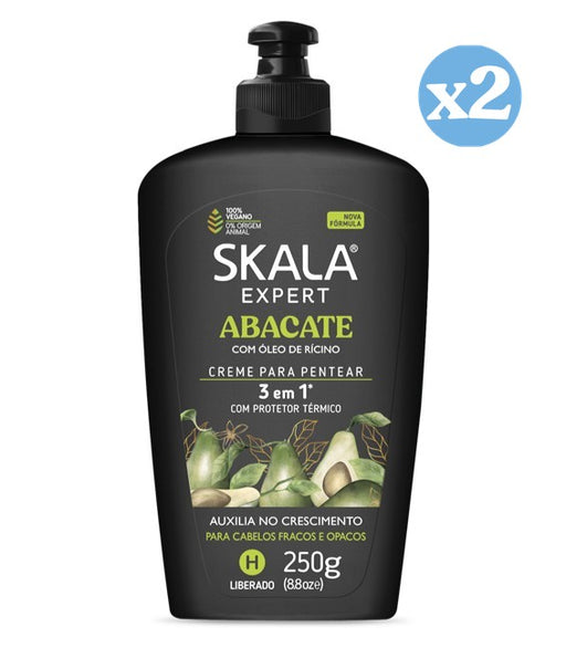 Confezione 2x - CREMA PER CAPELLI ESPLOSIONE DI VITAMINE ALL'AVOCADO 250GR - Skala - 1