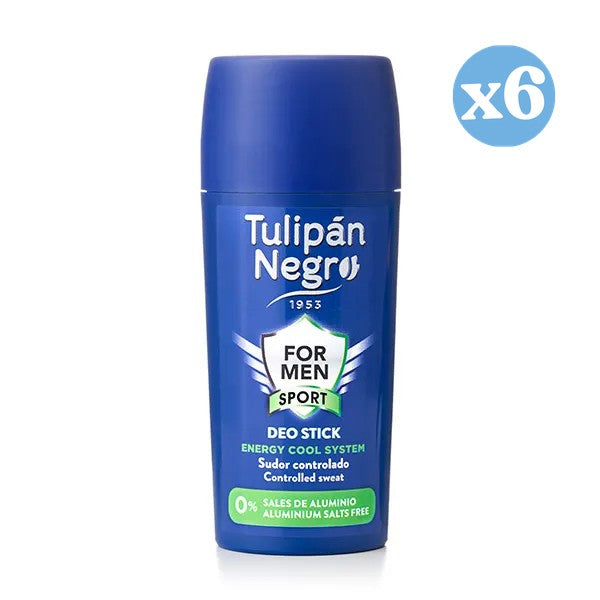 Pack 6x - TULIPAN NERO FOR MEN SPORT deo stick 75 ml - Tulipan Negro - 1