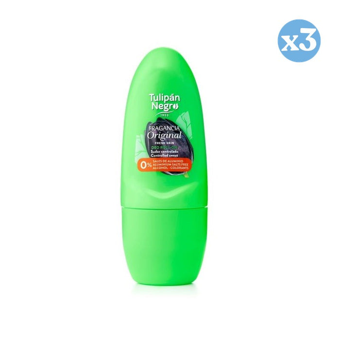 Pacco da 3 - TULIPAN NEGRO ORIGINAL deo roll-on 50 ml - Tulipan Negro - 1