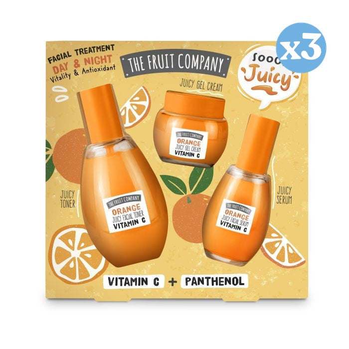 Confezione 3x - Set Trattamento Viso all'Arancia - The Fruit Company - 1