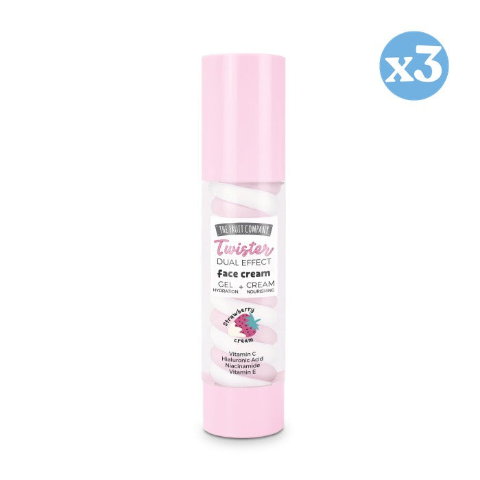 Pacco 3x - Crema Viso Twister Dual Effect 50 gr - The Fruit Company - 1