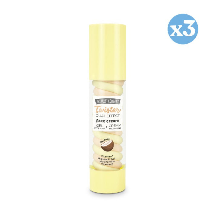 Pacco 3x - Crema Viso Twister Dual Effect 50 gr - The Fruit Company - 1