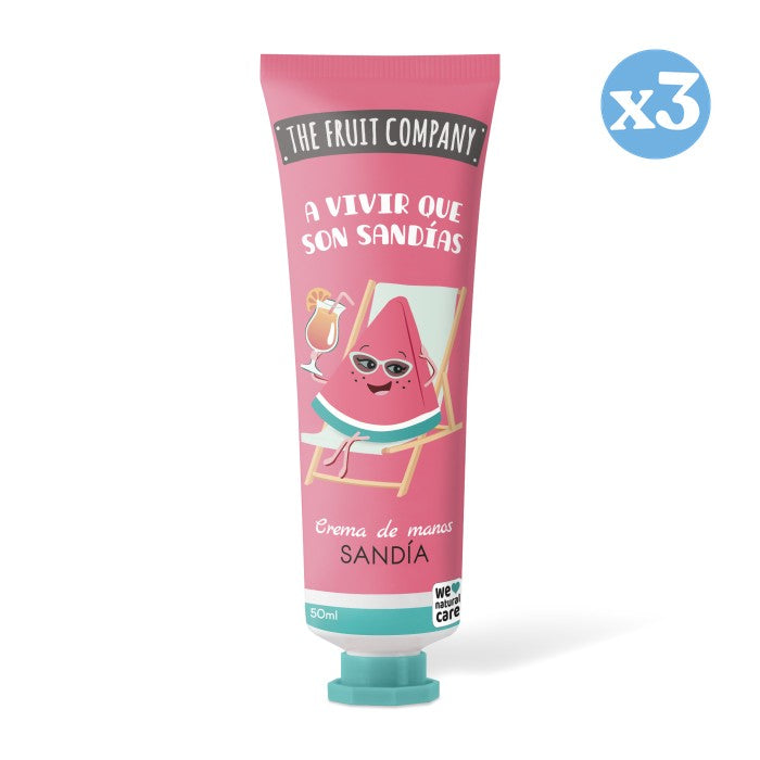 Pacchetto 3x - Sconto del 20%! Crema per le mani all'Anguria 50 ml - The Fruit Company - 1