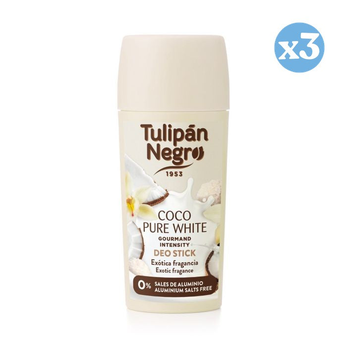 Pacco da 3 - Deodorante Stick Gourmand Cocco Puro 60 ml - Tulipan Negro - 1