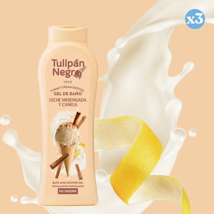 Pacco 3x - Gel Latte alla Meringa e Cannella 650 ml - Tulipan Negro - 2