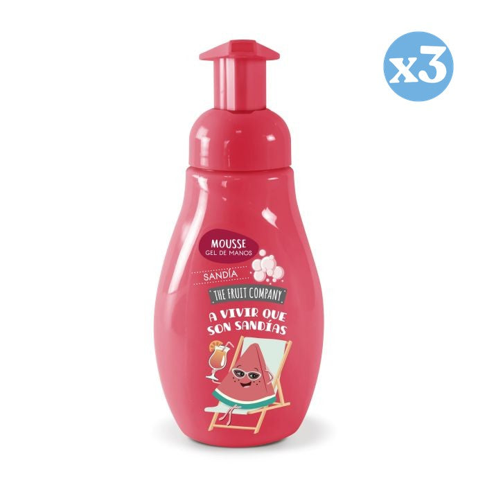 Confezione da 3 - Sapone per le mani all'anguria 250 ml - The Fruit Company - 1