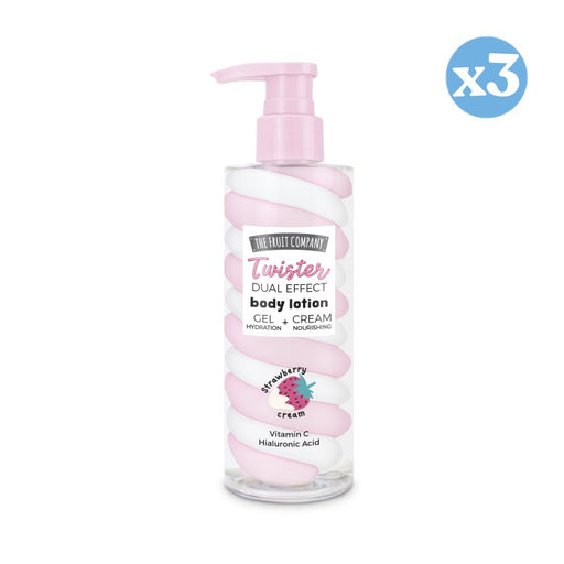 Confezione 3x - Lozione per il corpo Twister Dual Effect 200 gr - The Fruit Company - 1