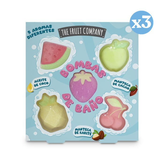 Confezione da 3 - Set Bombe da Bagno - The Fruit Company - 1