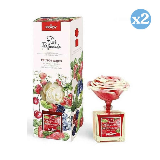 Confezione 2x - DEODORANTE AMBIENTE FIORE FRUTTI ROSSI 90ML PRADY - Prady - 1
