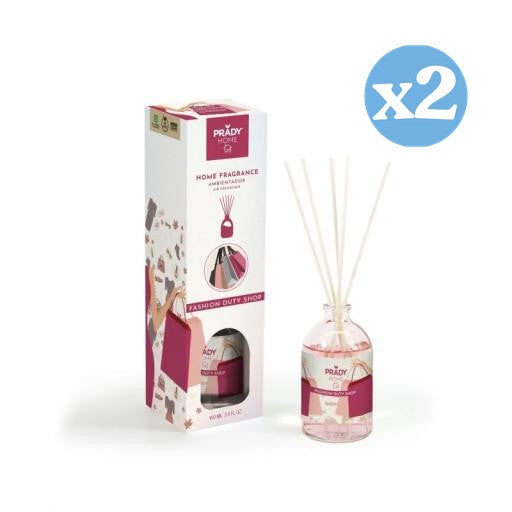 Pacco 2x - MIKADO AMBIENTATORE FASHION DUTY SHOP 100ML - Prady - 1