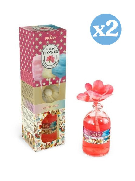 Pack 2x - AMBIENTATORE MAGIC FLOWER COTTON CANDY 100ML PRADY - Prady - 1