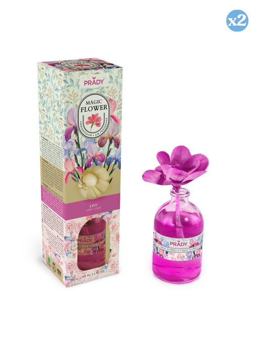 Confezione da 2 - DEODORANTE PER AMBIENTE LILY 100ML PRADY - Prady - 1