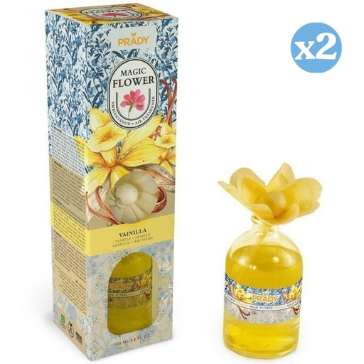 Confezione 2x - MAGIC FLOWER AMBIENTATORE VANIGLIA 100ML PRADY - Prady - 1