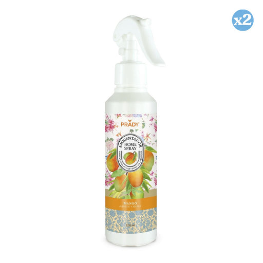 Pacco 2x - SPRAY AMBIENTATORE PER LA CASA AL MANGO 220ML - Prady - 1