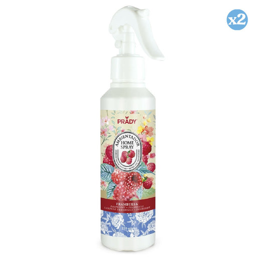 Confezione 2x - SPARY AMBIENTATORE PER LA CASA ALLA FRAGOLA 220ML - Prady - 1
