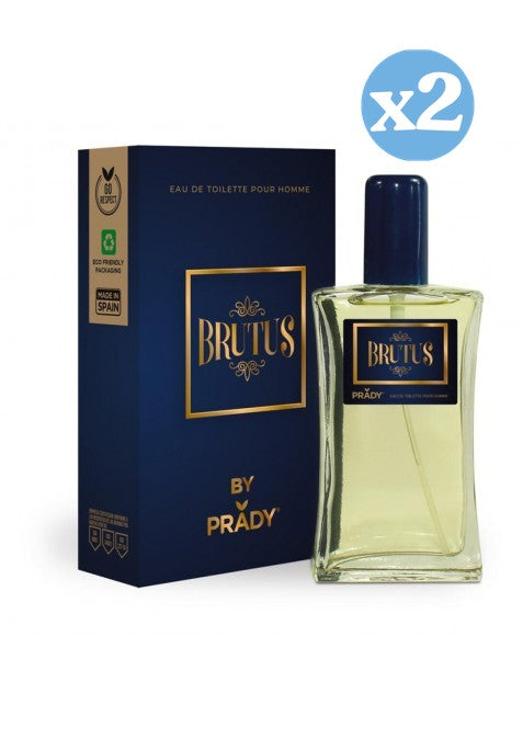 Pacco 2x - COLONIA BRUTUS HOMME 100ML - Prady - 1