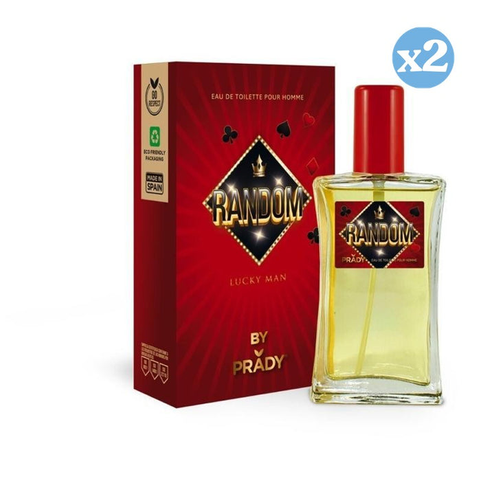 Confezione 2x - COLONIA RANDOM HOMME 100ML - Prady - 1