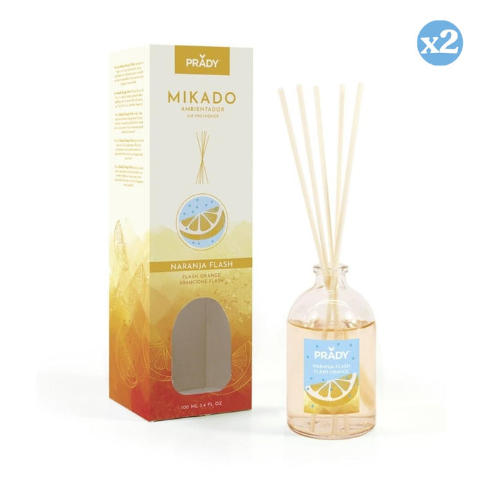 Pacco 2x - MIKADO ARANCIA FLASH 100ML - Prady - 1